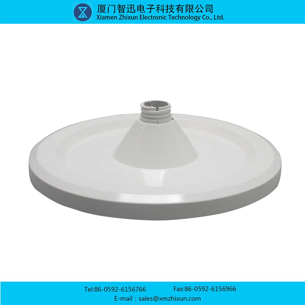 LED商用家庭室內節能照明扁平燈蘑菇燈D150下蓋PBT純白燈殼套件燈座燈杯