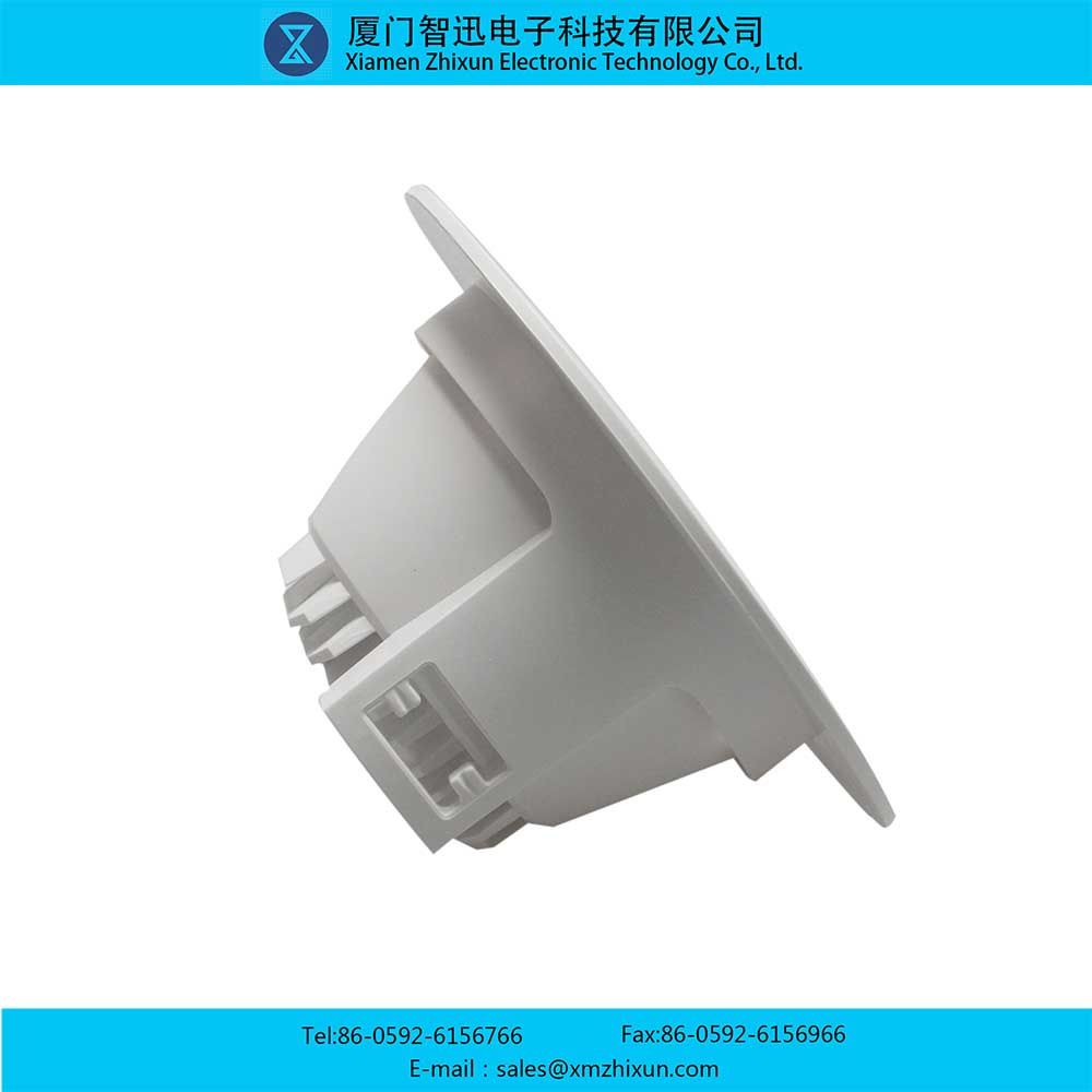 室內照明節能LED2.5寸天花板筒燈殼體PBT純白磨砂燈殼組件燈座燈杯